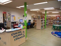 Learning Commons reception desk