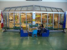 Booths and seats at Learning Commons